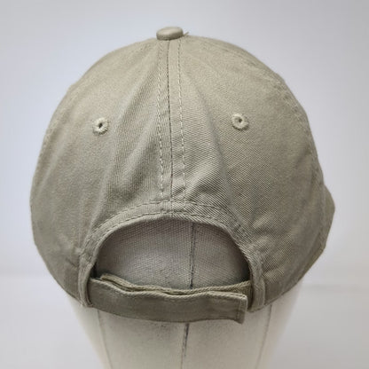 New Era Baseball Cap Beige One Size Adjustable Strapback Blank Plain Hat
