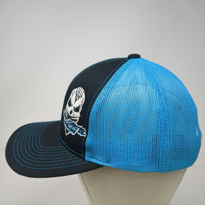 Pacific Headwear Trucker Hat Black Blue One Size Bowfishing Store Mesh Snapback