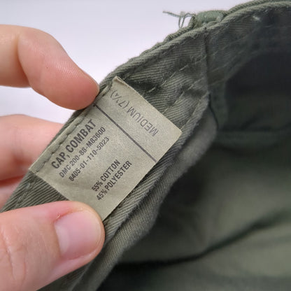 Army Cap Green 7 1/4 Red Star Military Style Combat Surplus Work Gear Hat