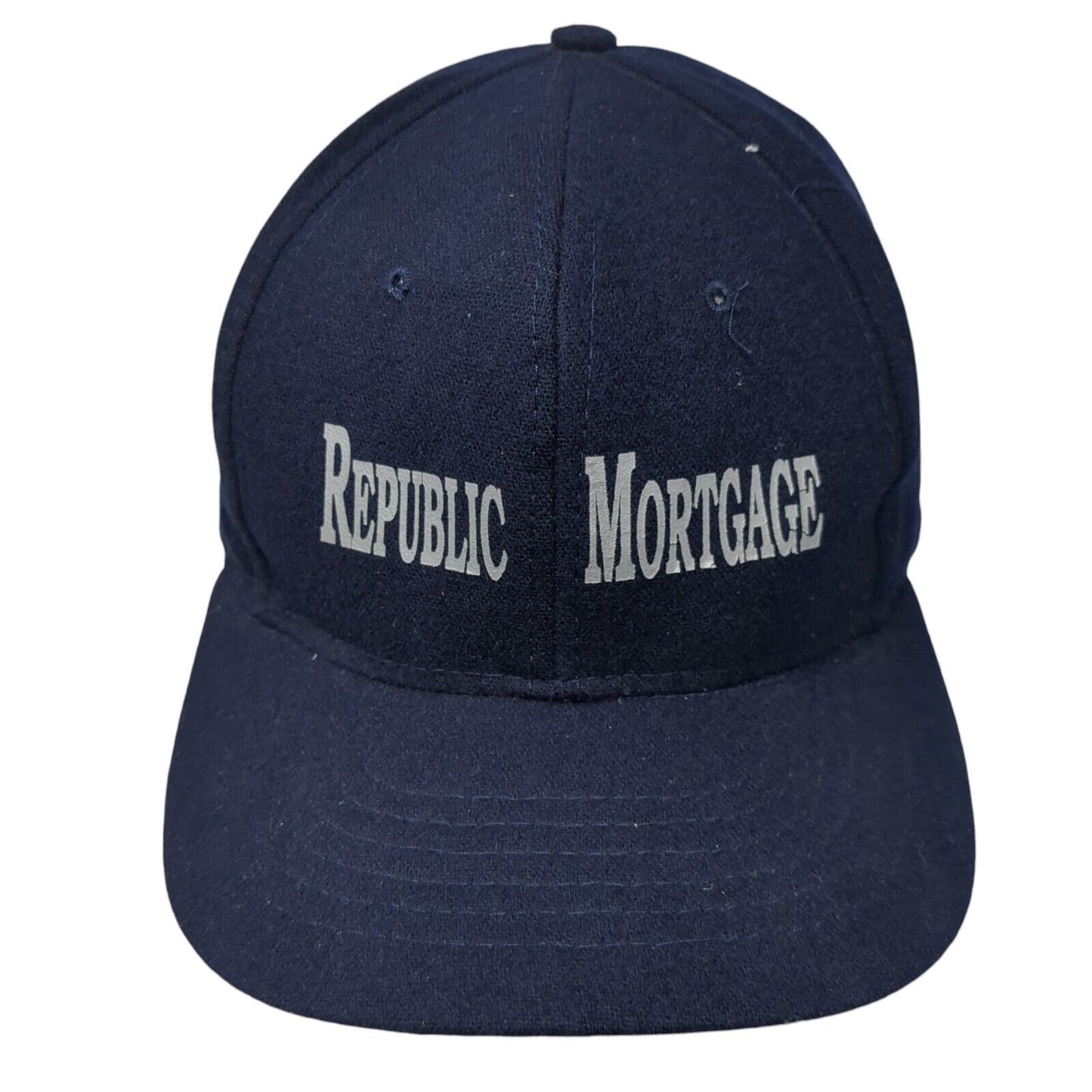 Republic Mortgage Snapback Hat Blue One Size Adjustable 6 Panel Cameo