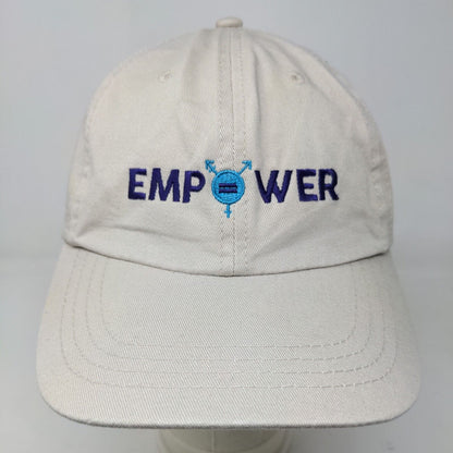 Paramount Apparel Women's Slideback Hat Tan OSFA Embroidered Empower Feminism