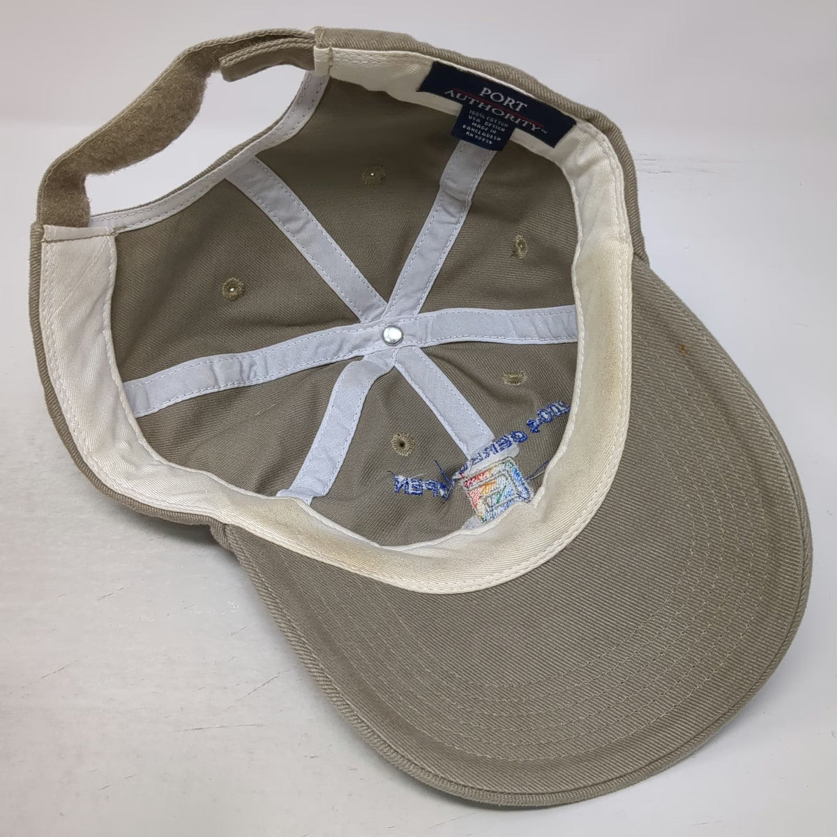 Port Authority Baseball Cap Brown One Size 2004 Gerber Open Memorial Cotton Hat