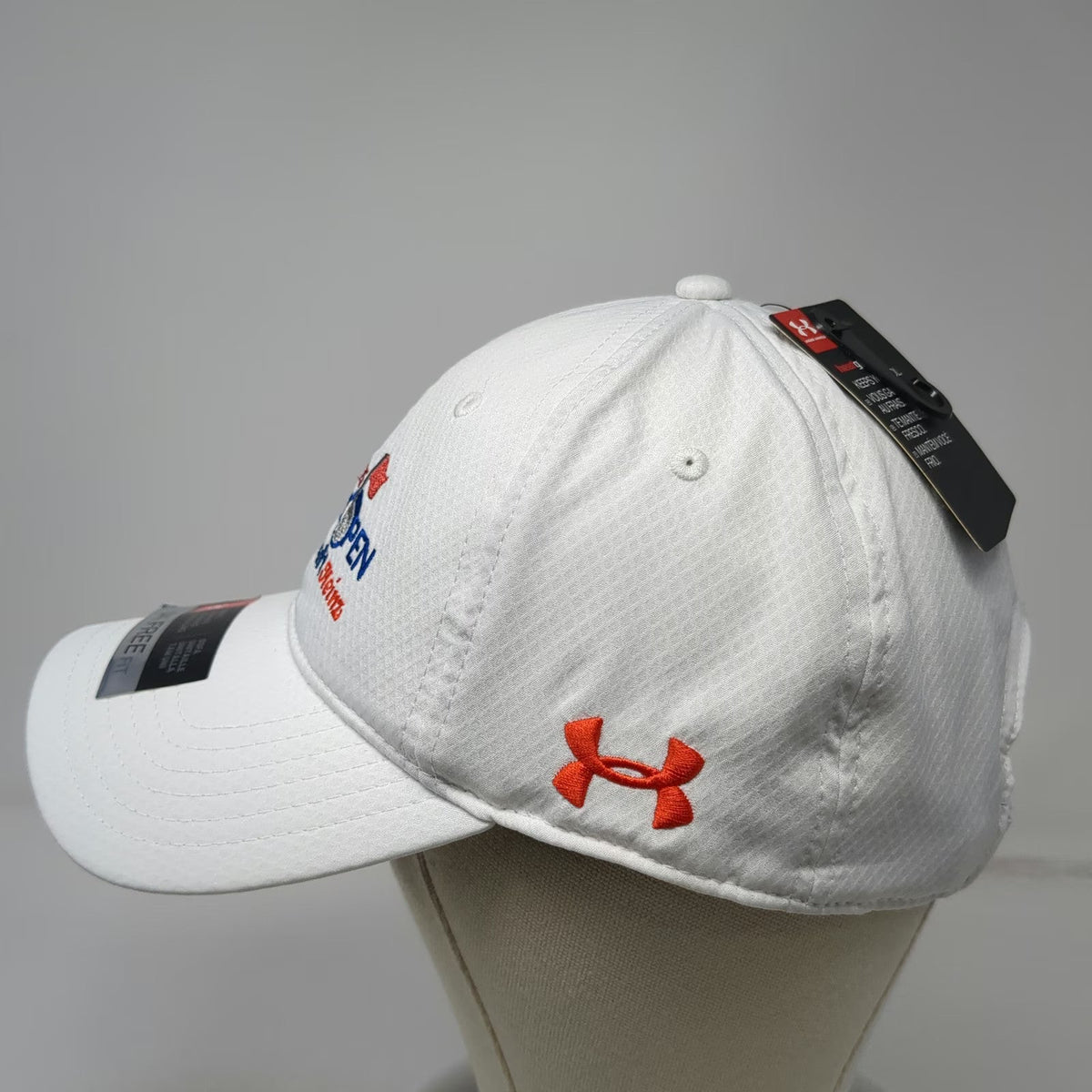 Under Armour Baseball Cap White One Size Strapback Portland Open WinCo Golf Hat
