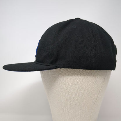 Black Snapback One Size Hat LA Logo Law Enforcement Appreciation Night Blue Brim