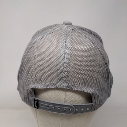 Billabong Snapback Trucker Hat Gray One Size Adjustable Mesh Back Embroidered
