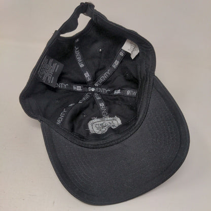 Hard Rock Poker Slideback Hat Black OSFM Adjustable Embroidered New Era