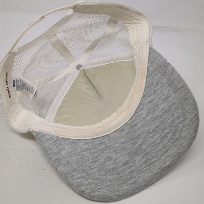 Billabong Trucker Hat Gray One Size Mesh Snapback Wave Logo Patch Surf Beach