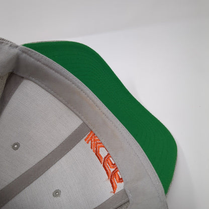 KC66 Snapback Hat Gray One Size Adjustable Embroidered The Classics Yupoong