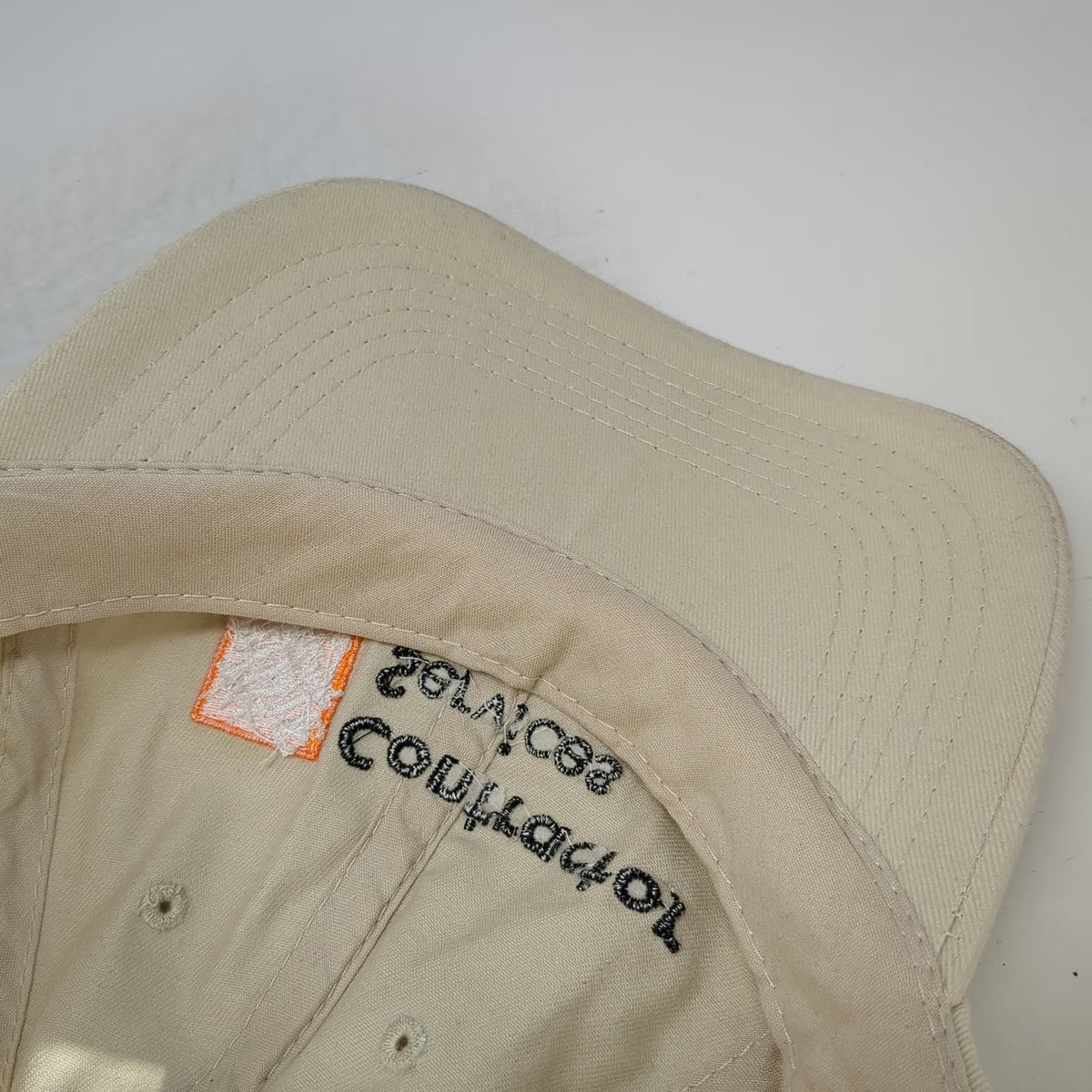 BD&A Baseball Cap Beige OSFM Home Depot Contractor Services Strapback Hat Logo