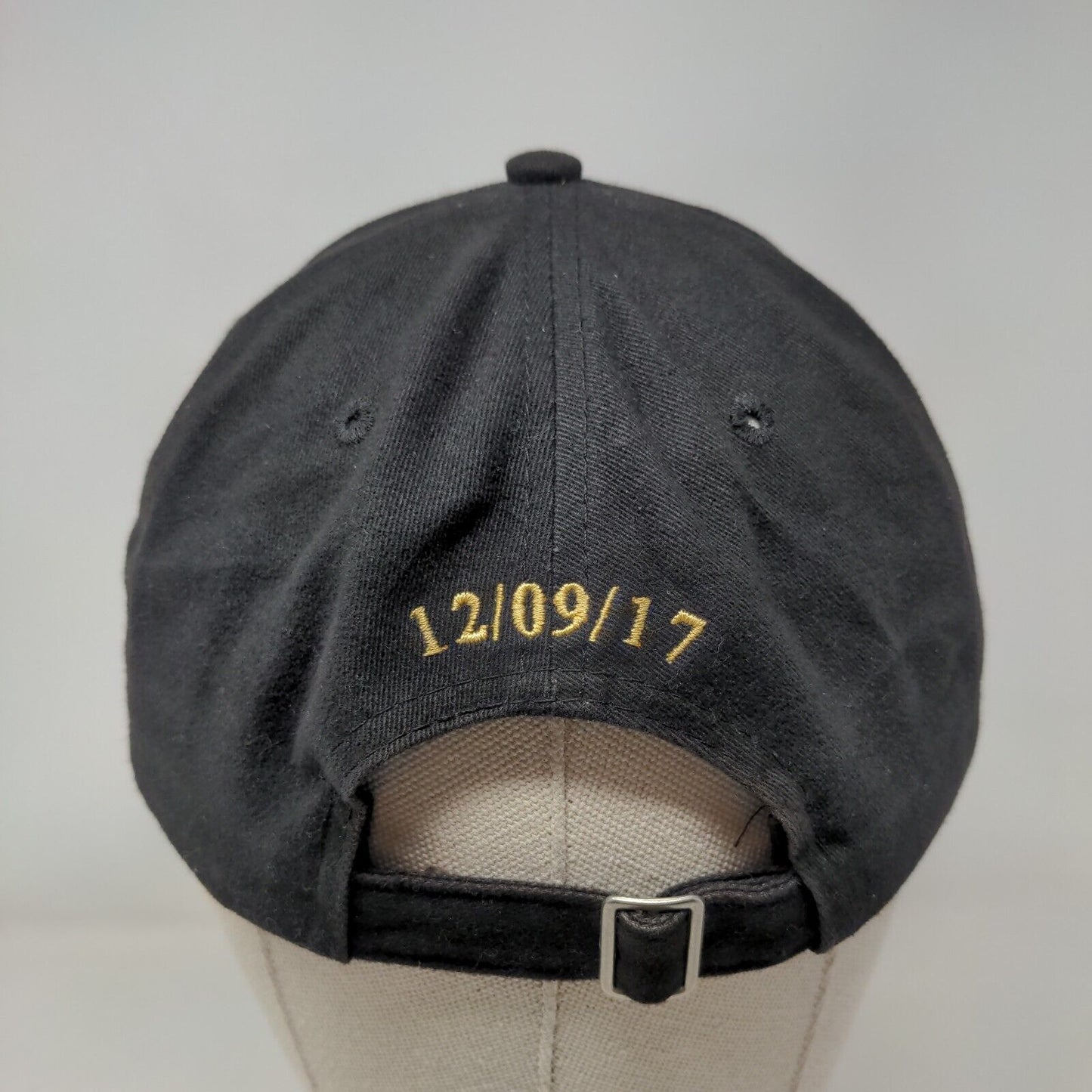 The G Slideback Hat Black One Size Adjustable Embroidered Port & Company Cotton