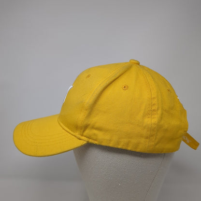 Xotic Slideback Baseball Cap Yellow One Size Adjustable Embroidered 6 Panel