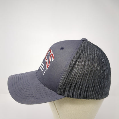 Bucs Football Fitted Mesh Back Trucker Hat Gray L/XL Port Authority