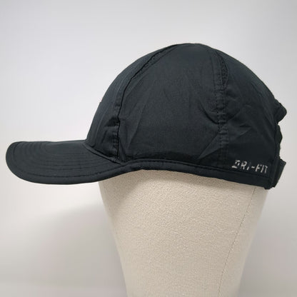 Nike Baseball Cap Black One Size Dri-FIT Featherlight Strapback Running Hat