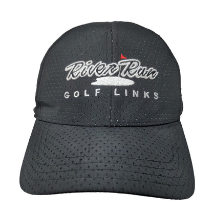 River Run Golf Links Strapback Hat Black One Size City Of Bradenton