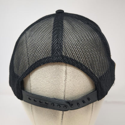 OTTO Trucker Hat Black Gold One Size Rincon The Cove Snapback Mesh Back hat