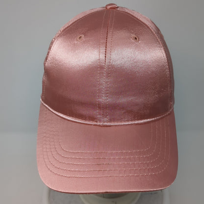 Unbranded Slideback Baseball Cap Pink One Size Adjustable Vented Holes Blank