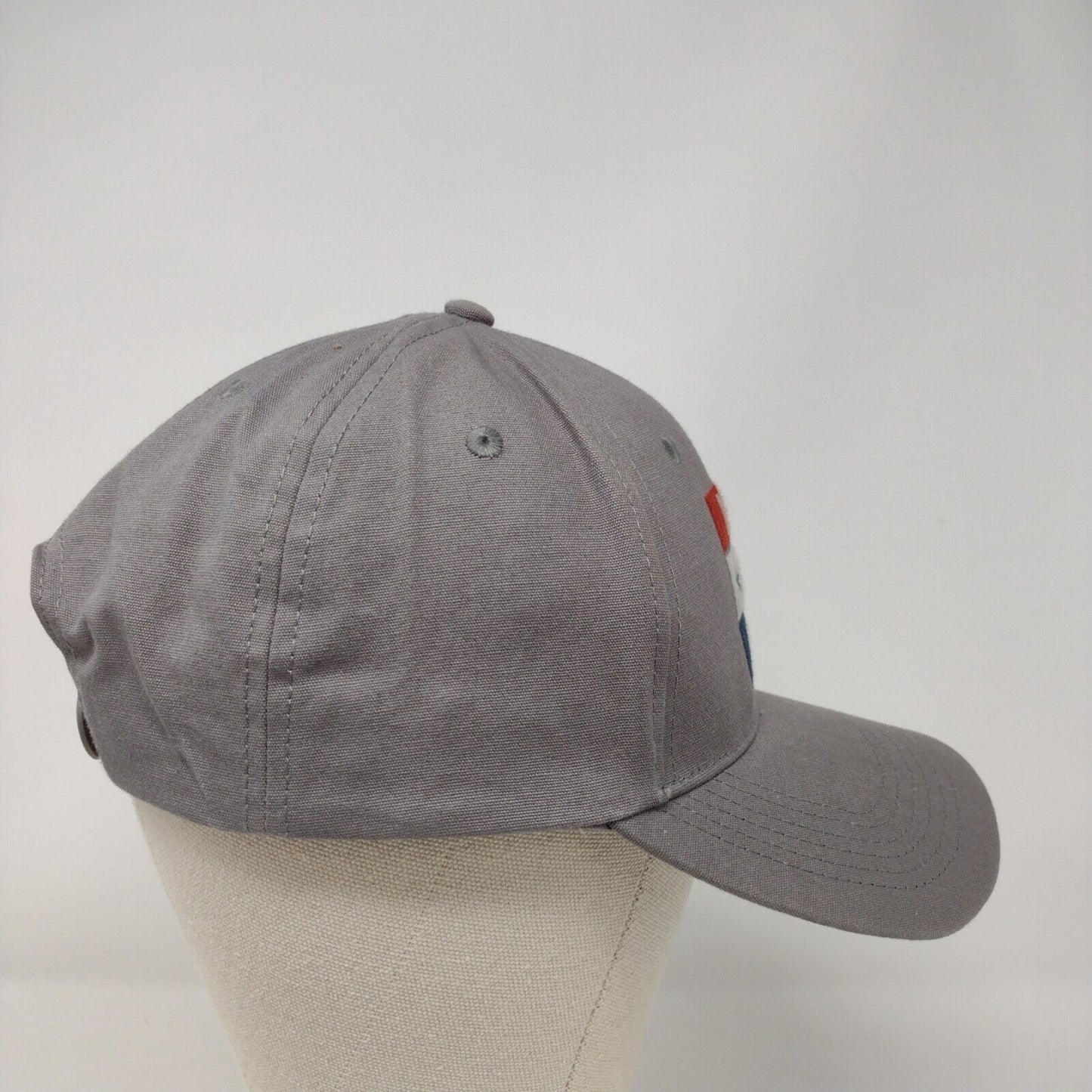 Life Is Good Snapback Hat Gray OSFA Adjustable Embroidered 6 Panel