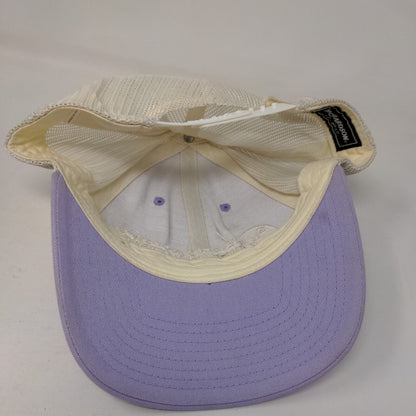 Evers & Sons Snapback Mesh Back Trucker Hat Purple M/L Colorblock