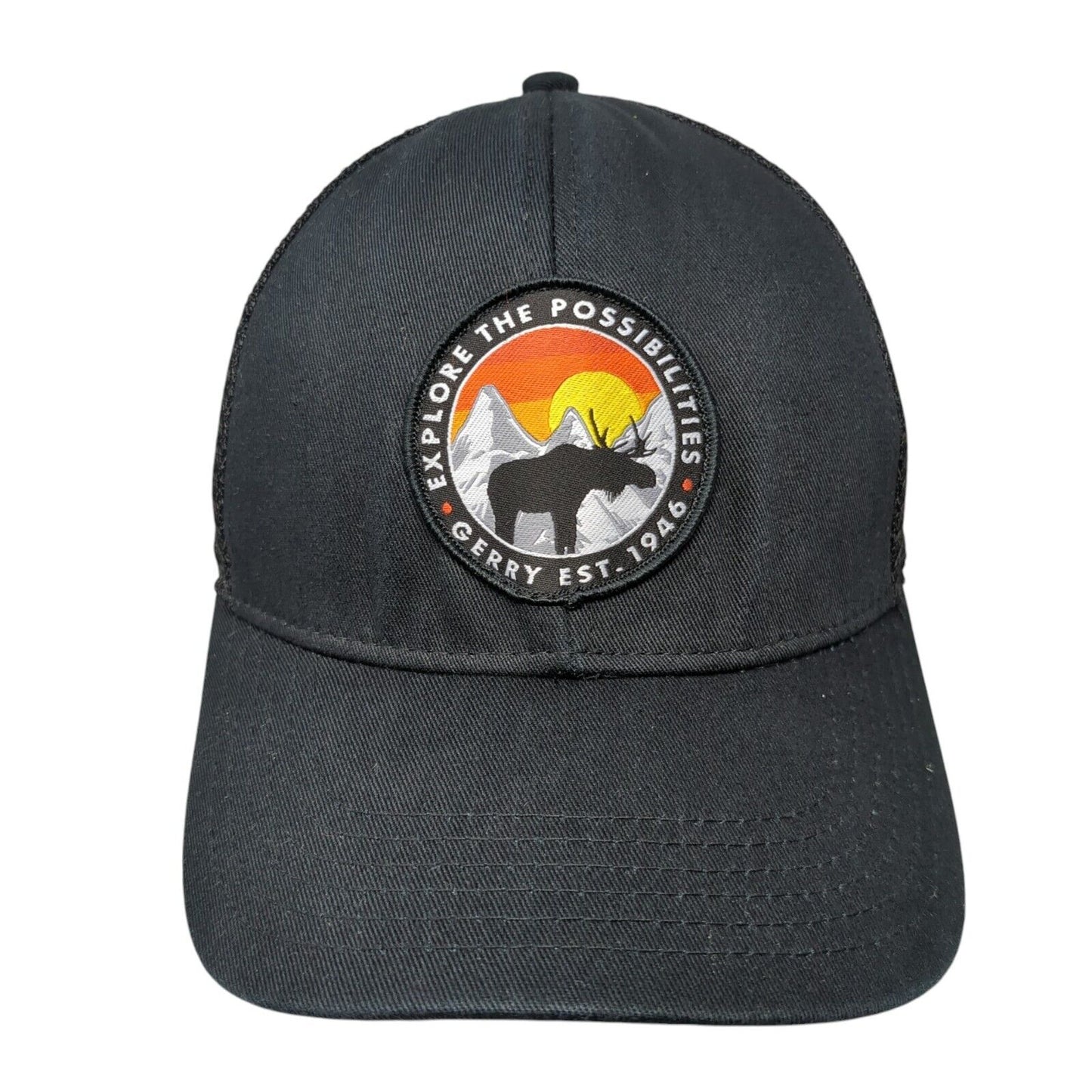 Explore The Possibilities Fitted Mesh Back Trucker Hat Black L/XL Gerry