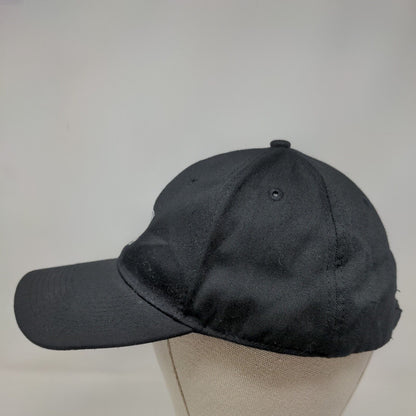 CAT Slideback Hat Black One Size Embroidered Logo Adjustable 6 Panel