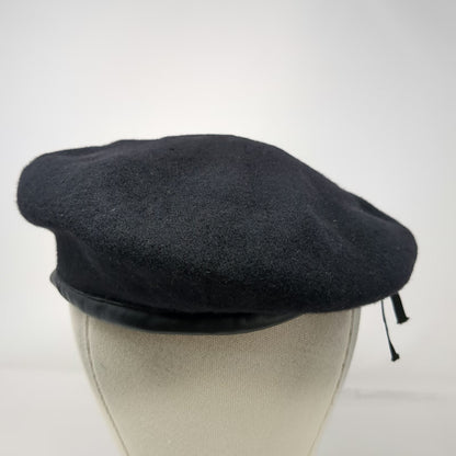 Para De Luxe Army Cap Black L Wool Paratrooper Beret Made in Czech Republic Hat