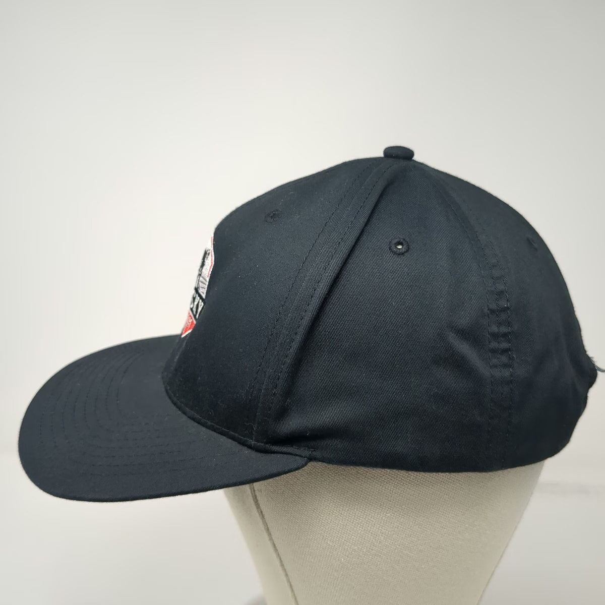 Richardson Snapback Black One Size Hat Big Sky Dairies Cow Patch Agriculture