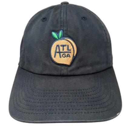 You Know. Baseball Cap Blue One Size ATL GA Peach Unstructured Slideback Hat