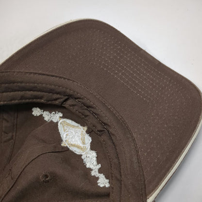 Invasion Baseball Cap Brown Gold One Size Puerto Vallarta Souvenir Hat Slideback