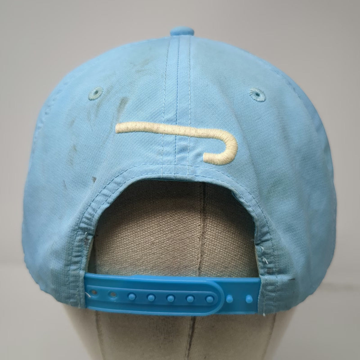 Lazy J Ranch Wear 5 Panel Blue One Size Rope Hat Snapback Bull Graphic Premium