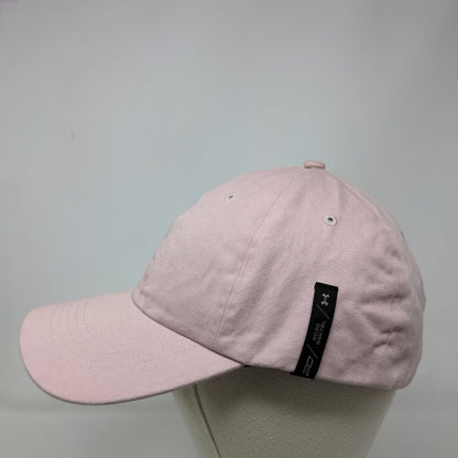 Under Armour SC30 BSKTBL Slideback Hat Pink OSFA Free Fit Adjustable Blank