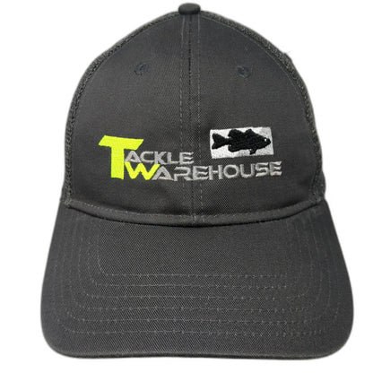 Otto Trucker Hat Gray One Size Tackle Warehouse Fishing Bass Mesh Snapback Cap