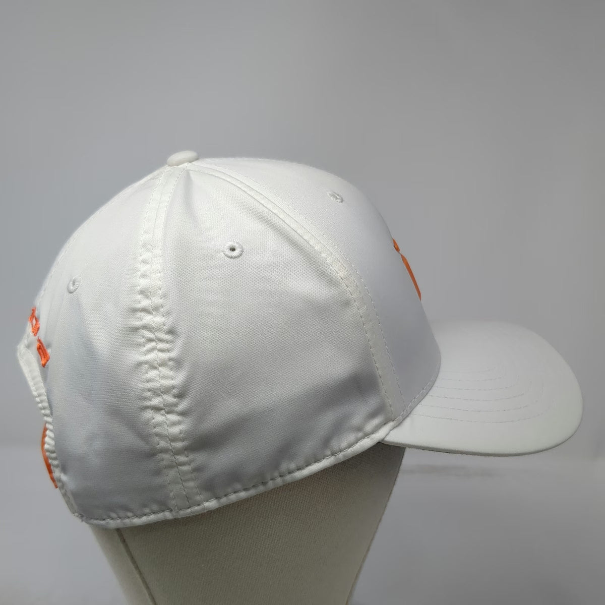 Cobra Snapback Hat White One Size Flexfit 110 Puma Golf Orange Logo Exclusive