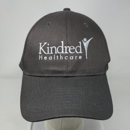 Kindred Healthcare Strapback Hat Gray OSFA Embroidered Hit Wear