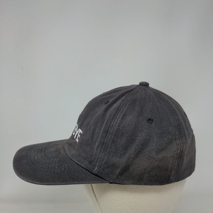 Boy Bye Slideback Hat Black One Size Adjustable Embroidered 6 Panel
