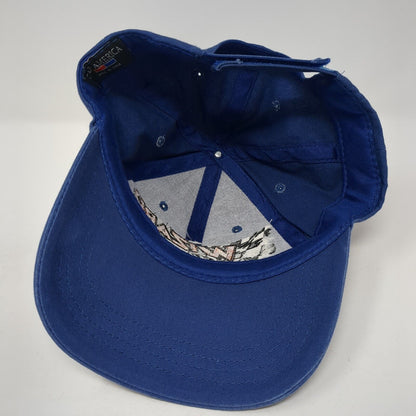 Wizard Racing Strapback Baseball Cap Blue OS Adjustable Embroidered Cap America
