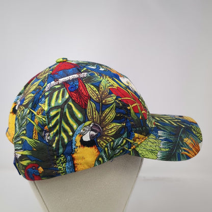 Jimmy Buffett Margaritaville Baseball Cap Blue One Size Parrot Strapback Hat