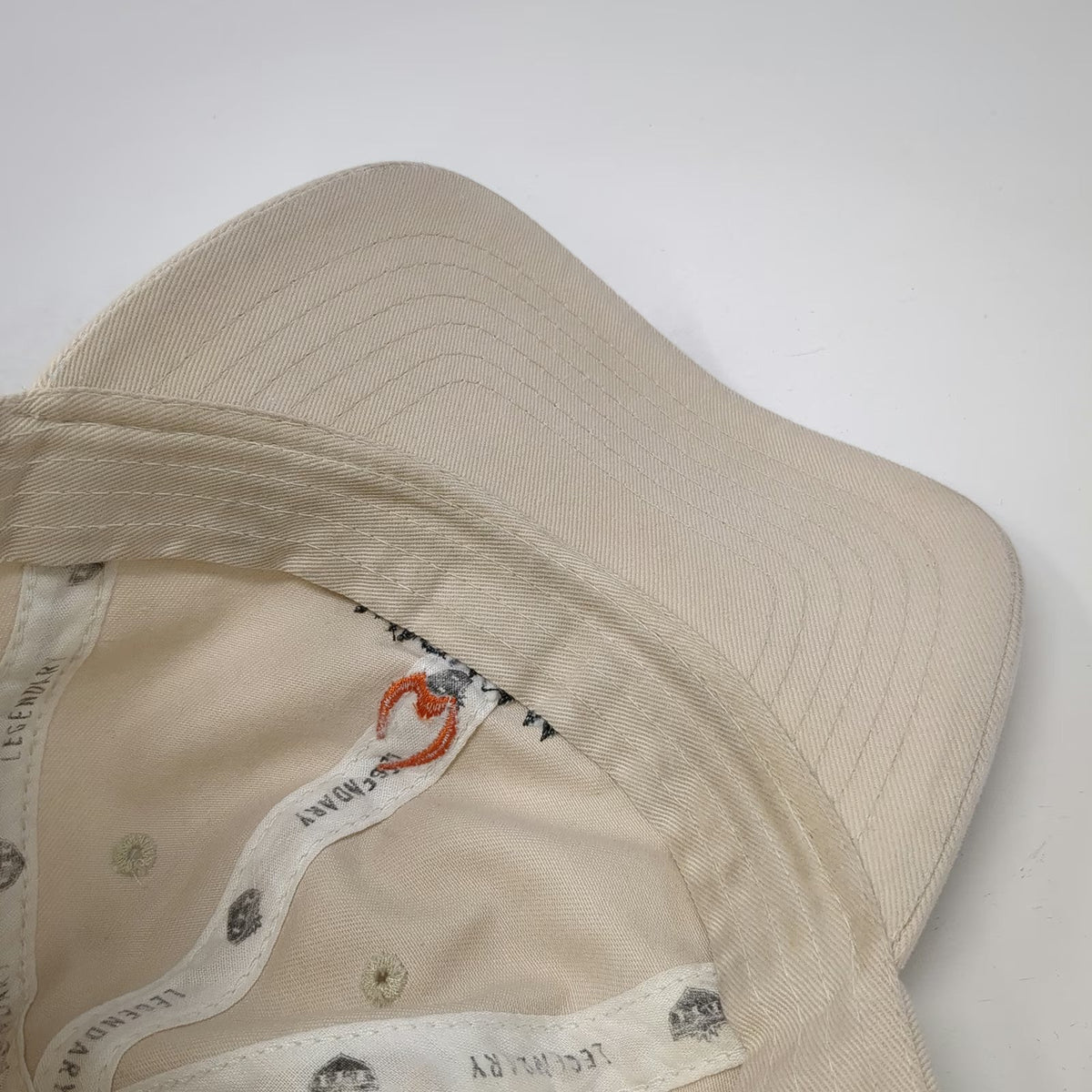 Legendary Headwear Wigwam Golf Hat Beige One Size Baseball Cap Slideback Cotton