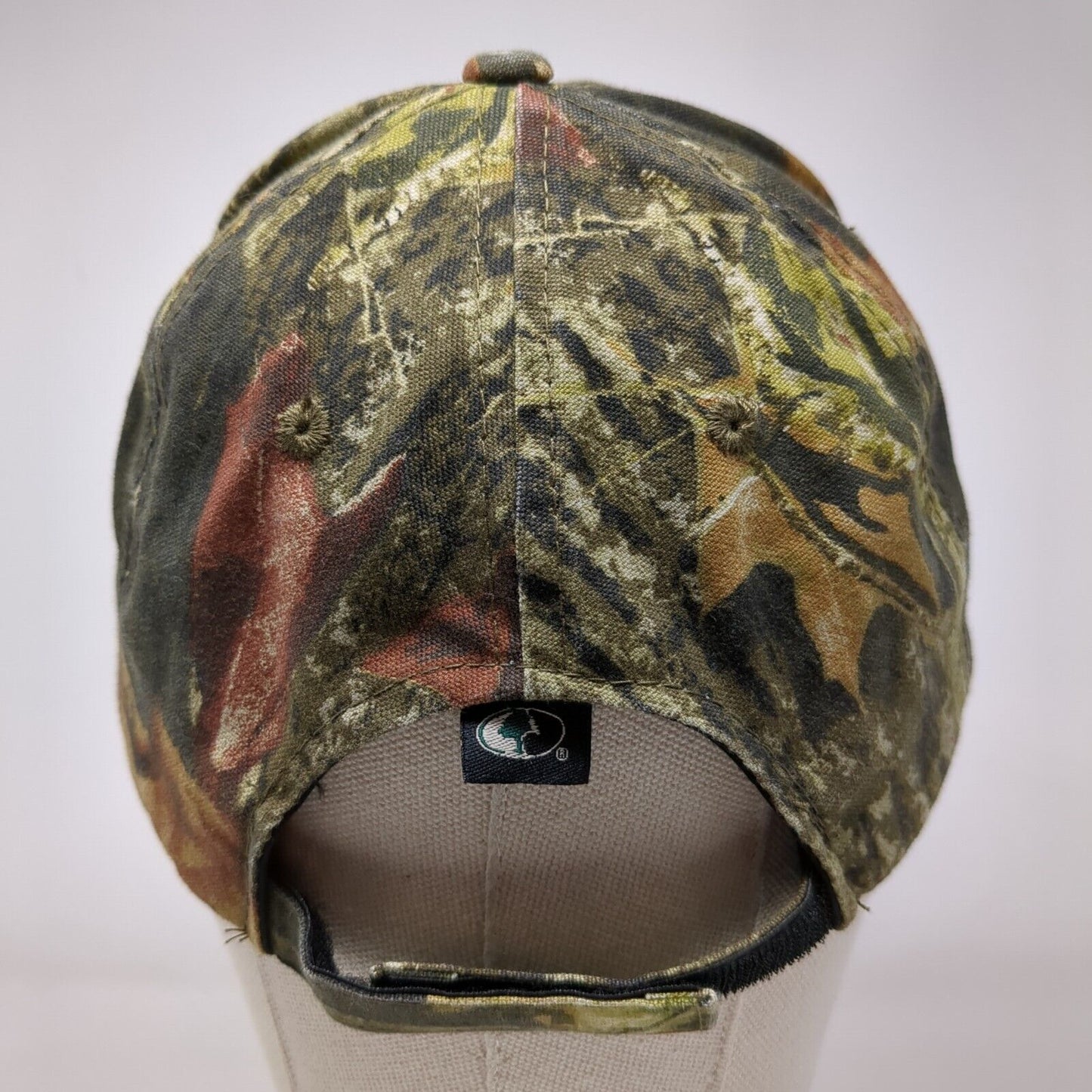 Outdoor Cap Strapback Hat Camo One Size Adjustable Mossy Oak 6 Panel