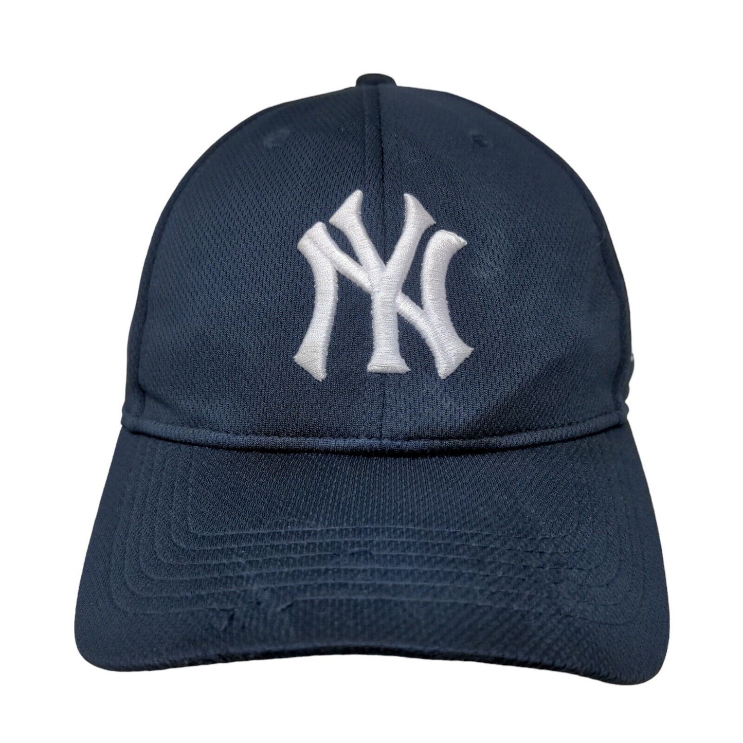 Team MLB Men's Strapback Hat Blue OSFM New York Yankees Embroidered Logo