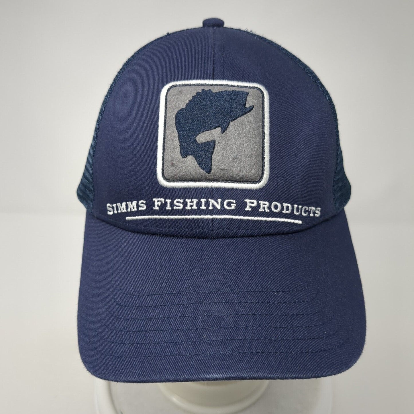 Simms Fishing Products Snapback Mesh Back Trucker Hat Blue One Size