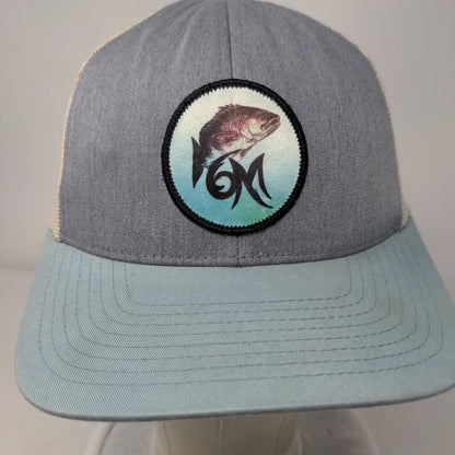 Fish Snapback Trucker Hat Multicolor OS Adjustable Mesh Back Pacific Headwear