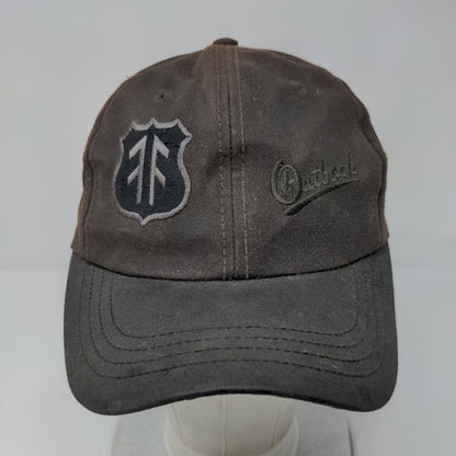 Outback Slideback Aussie Slugger Cap Brown OSFA Adjustable Embroidered Cotton