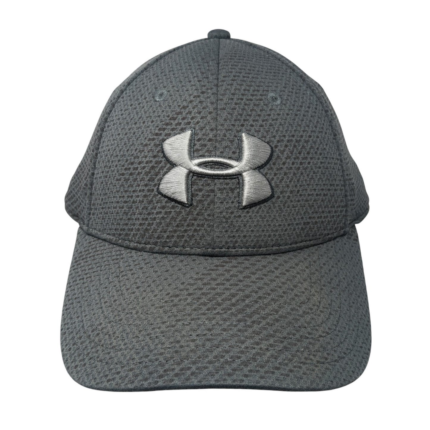 Under Armour Fitted Hat Gray XL Embroidered UA Classic Fit Blitzing
