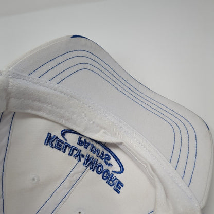 Kelly-Moore Paints Slideback Hat White One Size Adjustable Embroidered
