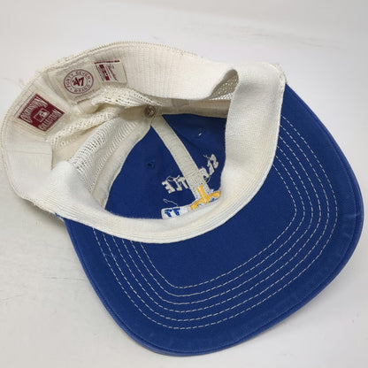 '47 Seattle Mariners MLB Blue Baseball Cap M Mesh Stretch Fit Trident Logo