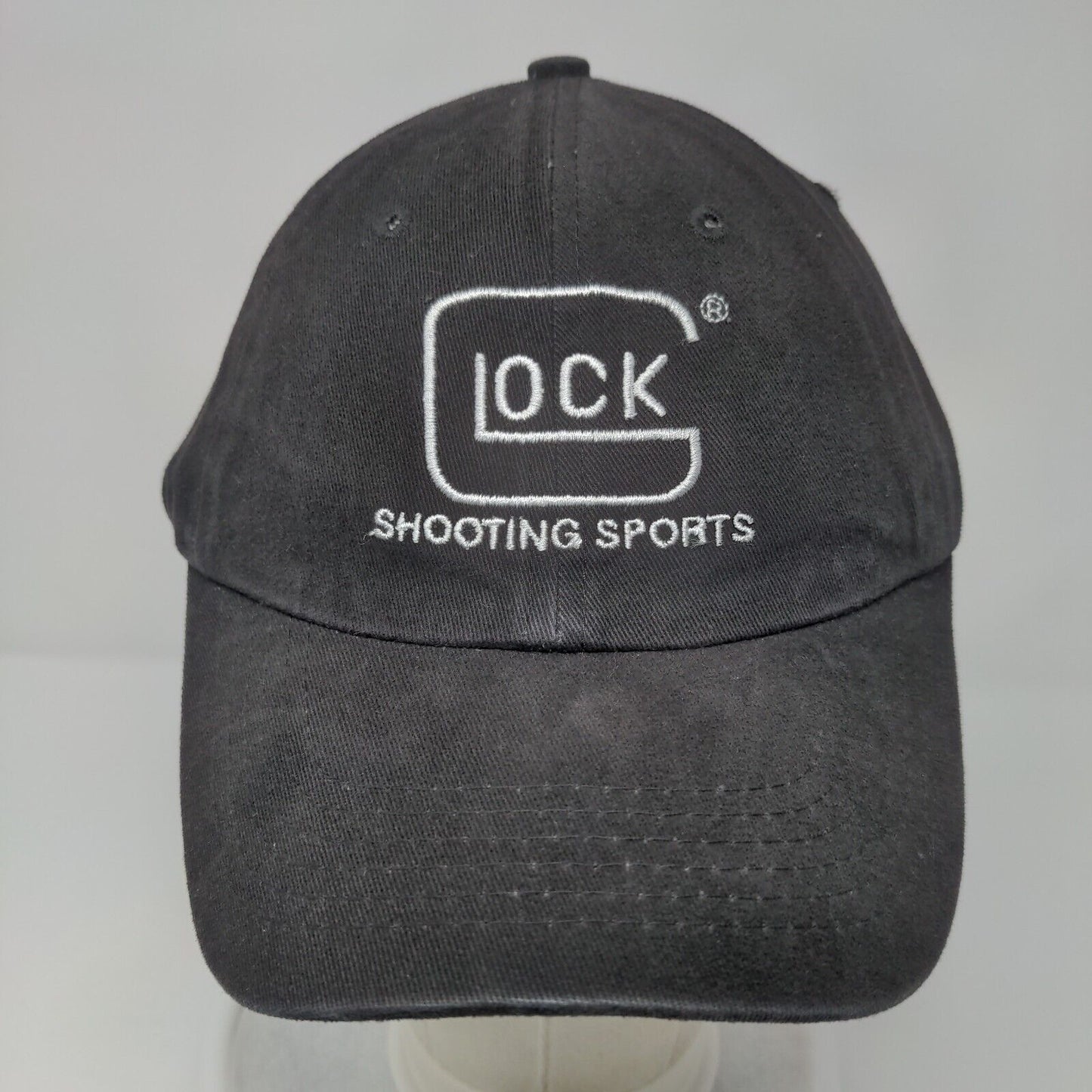 GLOCK Shooting Sports Slideback Hat Black OSFA Adjustable Embroidered 6 Panel