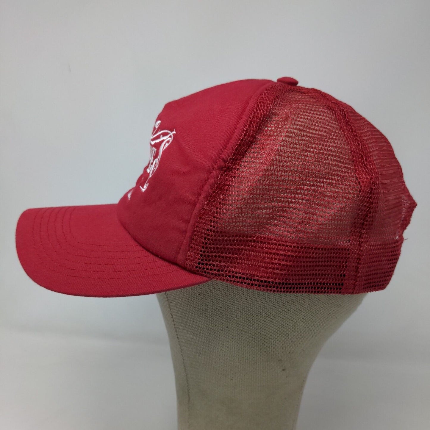 Grupo Principe Estilo Calentano Musical Artist Men's Snapback Mesh Back Hat Red