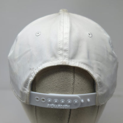 Richardson 5 Panel White One Size Snapback Hat Rope Costa Rica Sloth She Gone