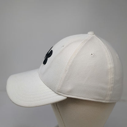 Under Armour Baseball Cap White L Fitted Blitzing Embroidered Logo Classic Fit