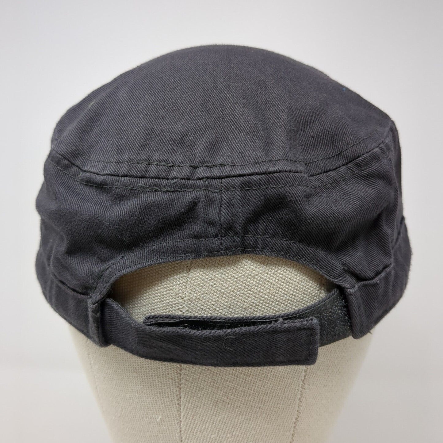Mcnamee Colt Co. Strapback Cadet Army Cap Gray One Size Adjustable Embroidered